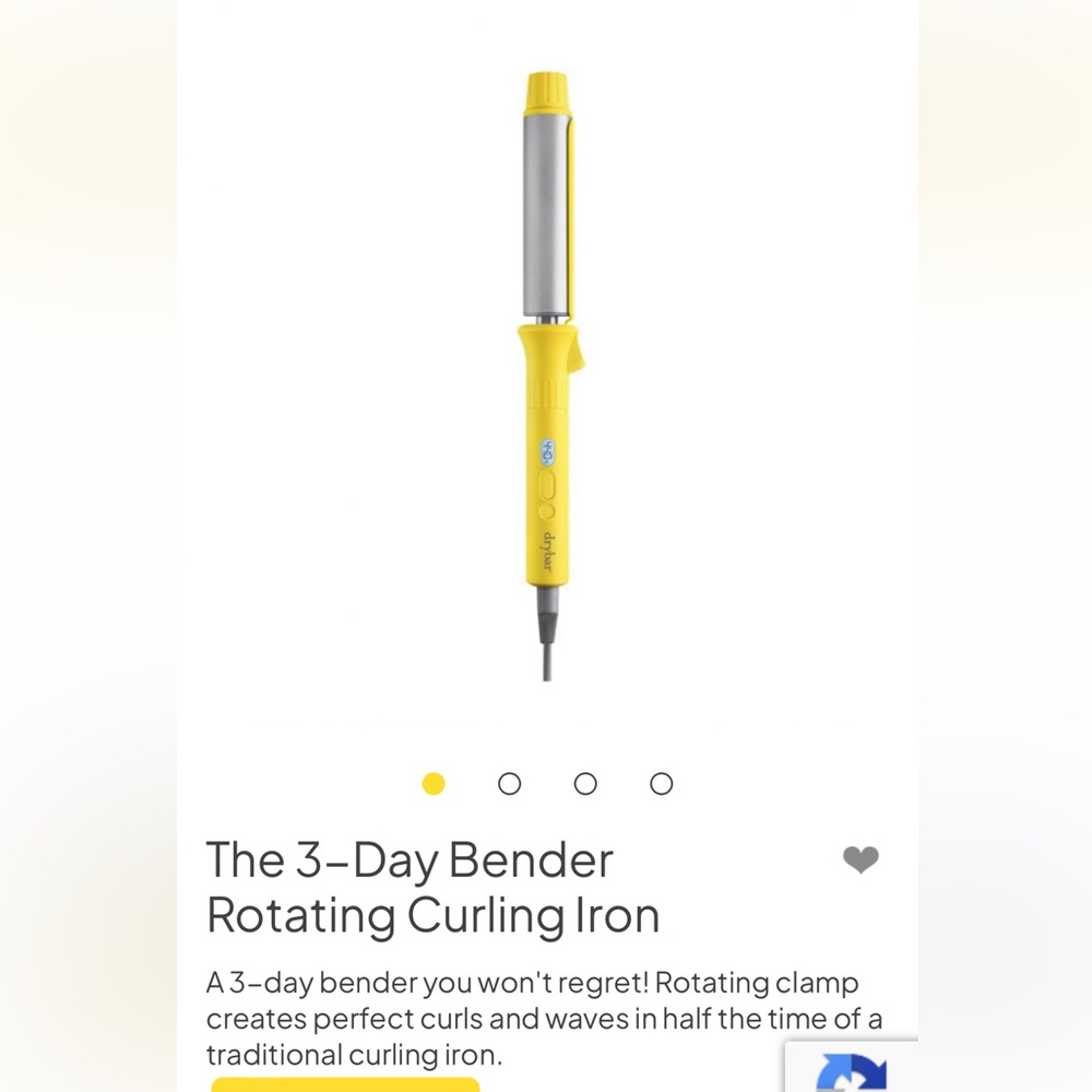 Drybar 3 Day Bender Curling Iron